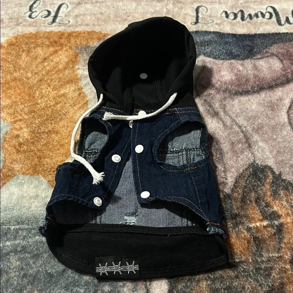 Moxxie Jean Jacket Cat Hoodie